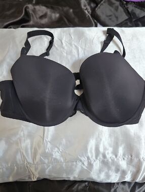 aerie Black Padded Underwire Bra with Smooth Cups